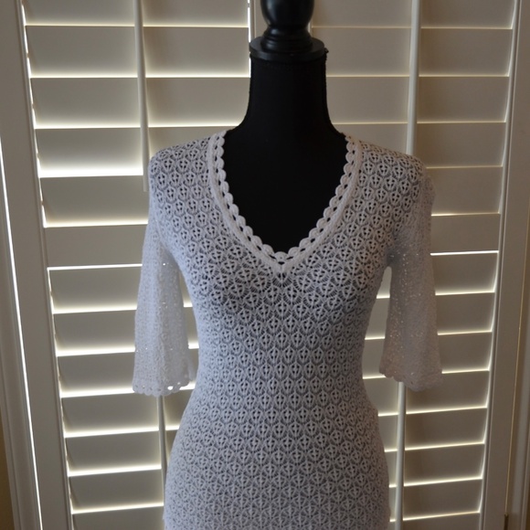 Dolce & Gabbana Stretch Lace Pull Over Top - Picture 2 of 9